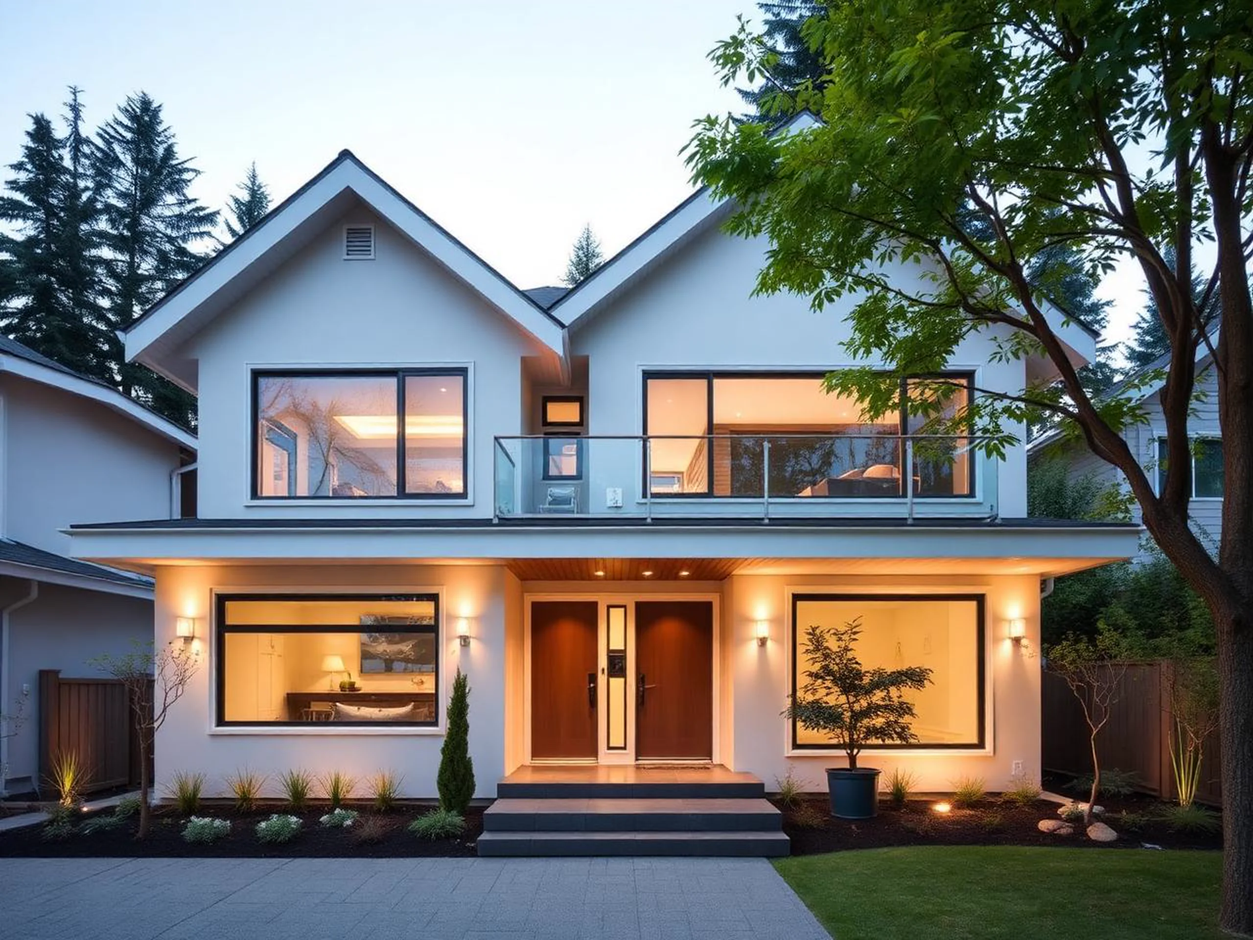 Modern residential renovation in British Columbia